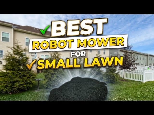 The two small-lawn picks from our field video — Navimow i110 and Mammotion LUBA mini 2 AWD
